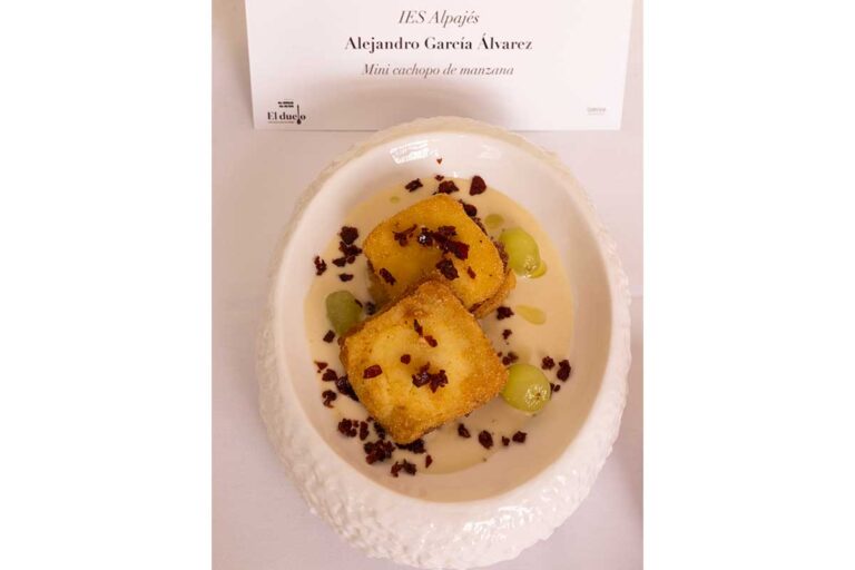 IES Aljapés, Alejandro García, Mini cachopo de manzana