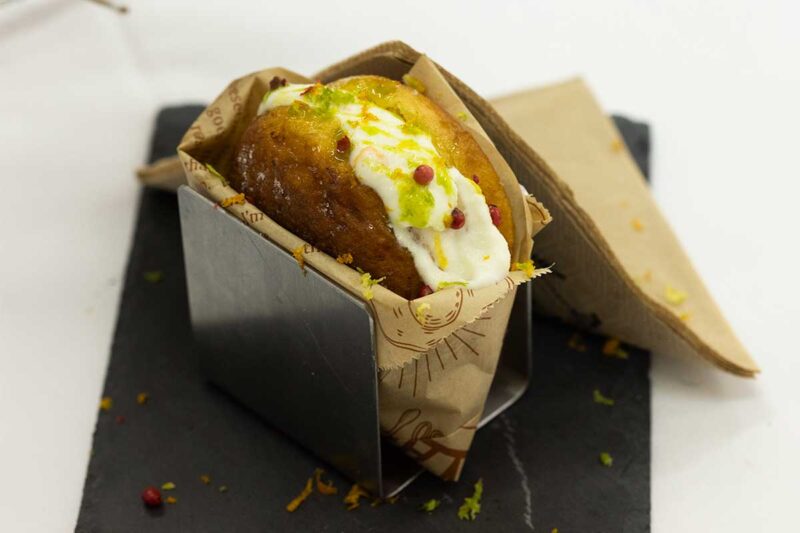 CIFP Rodríguez Fabrés, Alejandra Rodríguez Moreno, Torrija con cítricos y queso de oveja de la sierra de Francia