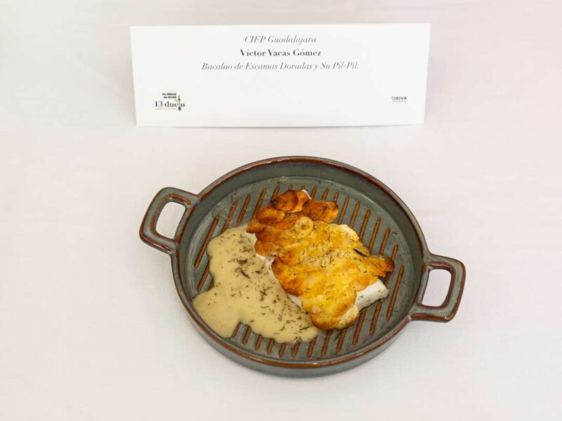 Bacalao de Escamas Doradas y su Pil-Pil Bacalao de Escamas Doradas y su Pil-Pil, Víctor Vacas Gómez, CIFP Guadalajara