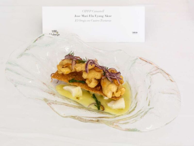 El Orujo en Cuatro Texturas, Jose Mari Ela Eyang Akue, CIFP Guadalajara