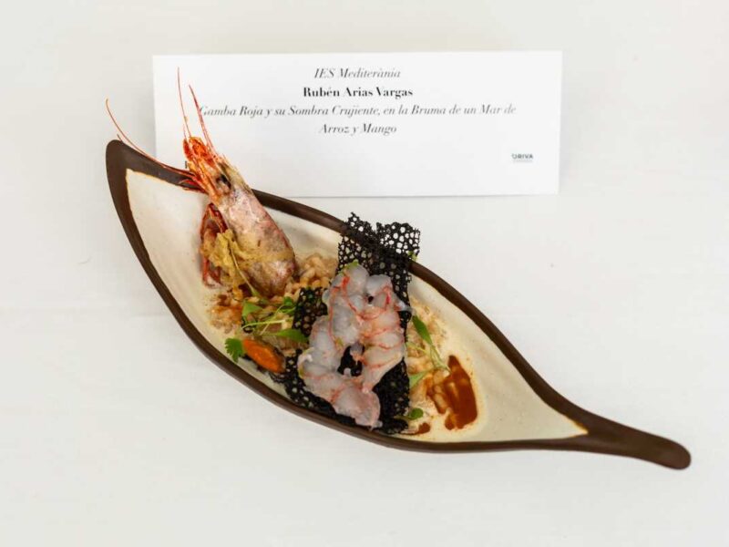 Gamba Roja y su Sombra Crujiente, en la Bruma de un Mar de Arroz y Mango, Rubén Arias Vargas, IES Mediterránia